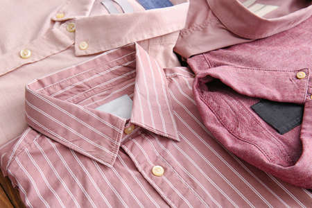 Classic male shirts as background