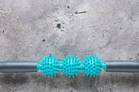 Body roller on grunge backgroundの写真素材