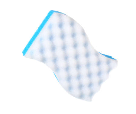 Bath sponge isolated on white backgroundの写真素材