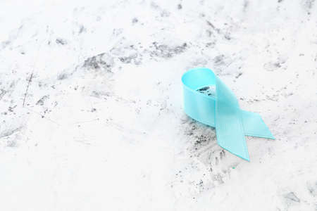 Awareness ribbon on white background. Diabetes conceptの写真素材