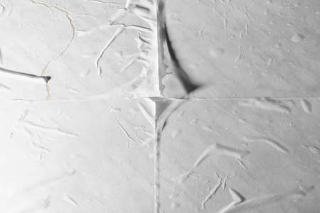 Texture of creased wet paper as background
