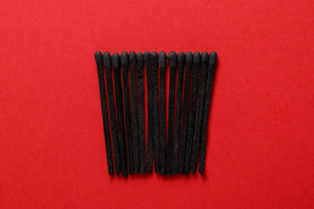 Many matches on color background