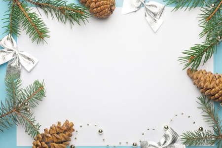 Mockup of beautiful Christmas greeting card