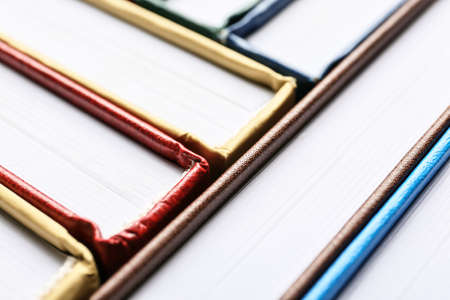 Many different books as backgroundの写真素材