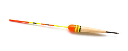 Fishing float on white backgroundの写真素材