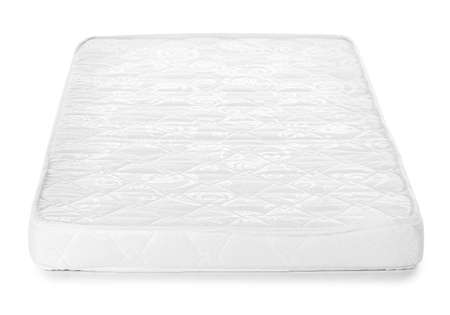 Modern orthopedic mattress on white backgroundの写真素材