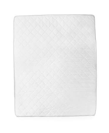 Modern orthopedic mattress on white backgroundの写真素材