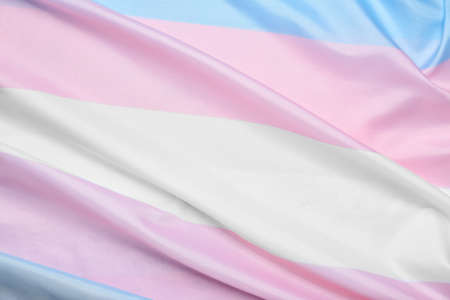 Colorful transgender flag as backgroundの写真素材