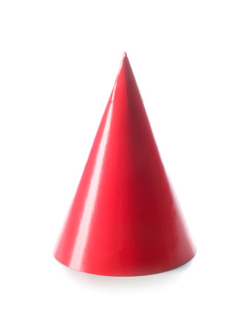 Party hat on white backgroundの写真素材