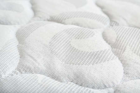 Modern orthopedic mattress, closeup view