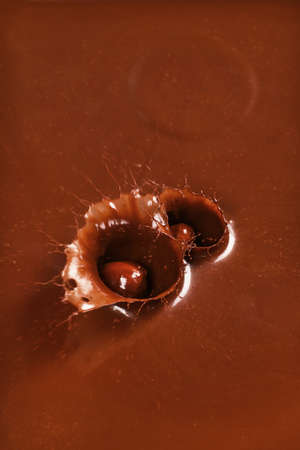 Splash of tasty hot chocolate