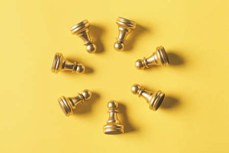 Frame made of spawns on color backgroundの写真素材