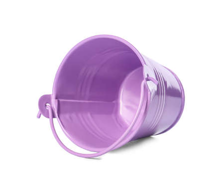 Color bucket on white backgroundの写真素材