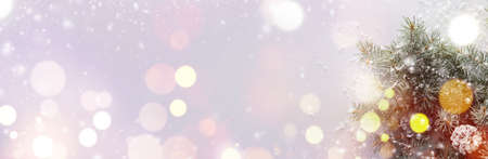 Mockup of beautiful New Year and Christmas cardの写真素材