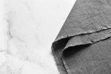Stylish napkin on light backgroundの写真素材