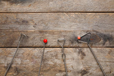 Logopedic tools for speech correction on wooden backgroundの写真素材