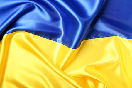 Flag of Ukraine as backgroundの写真素材