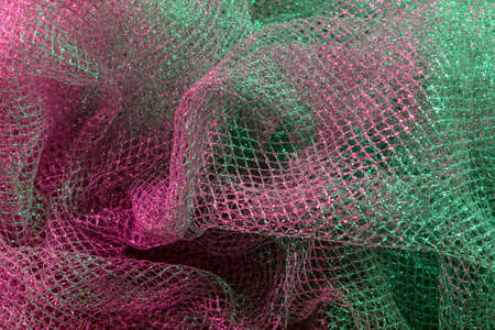 Texture of veil cloth, closeup