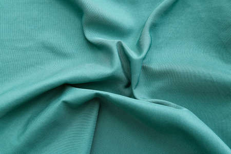 Texture of color fabric with folds