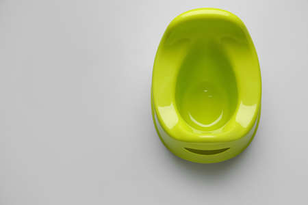 Modern potty on light backgroundの写真素材