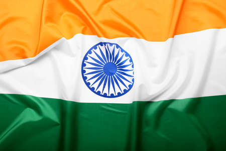 Flag of India as background