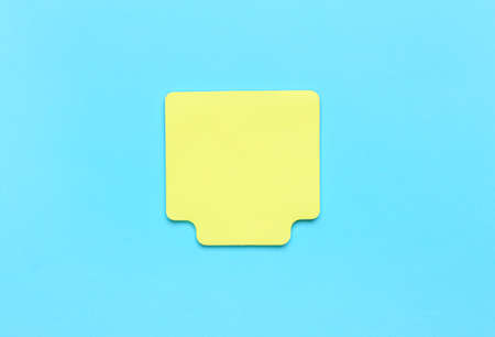 Sticky notes papers on color background