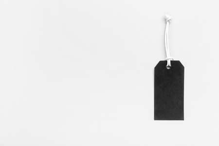 Blank tag on white backgroundの写真素材