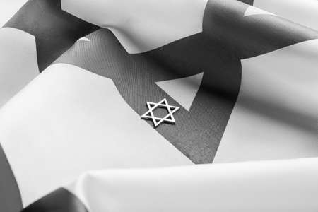 Star of David on flag of Israel