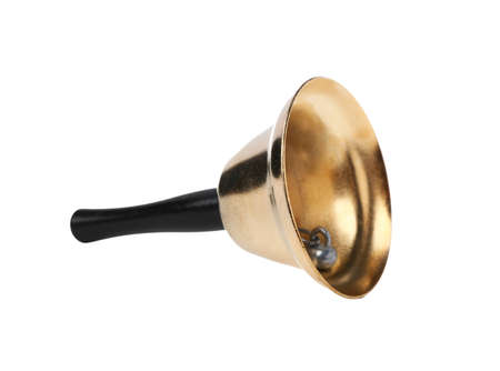 Christmas bell on white backgroundの写真素材