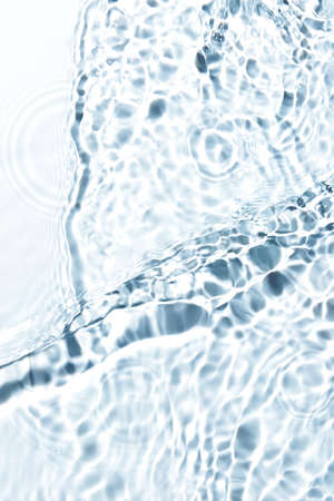 Texture of water on white background