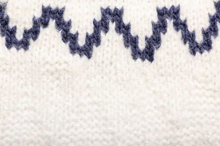 Knitted soft fabric with stylish pattern as background