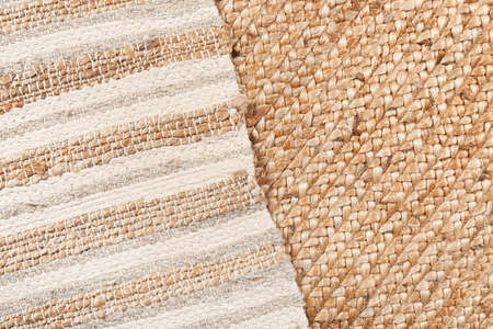 Texture of different carpets, closeup
