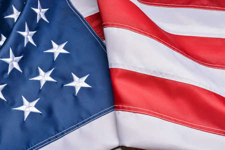 Flag of USA as backgroundの写真素材