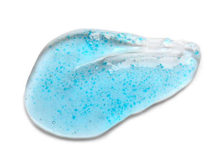 Sample of cosmetic serum on white backgroundの写真素材