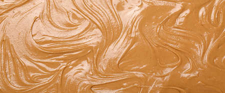 Texture of nut butter as background, closeupの写真素材