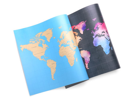 World map isolated on white background