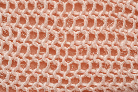 Closeup view of washcloth as backgroundの写真素材