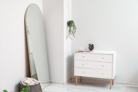 Mirror interior of stylish room