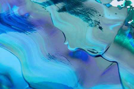 Colorful paint strokes as background