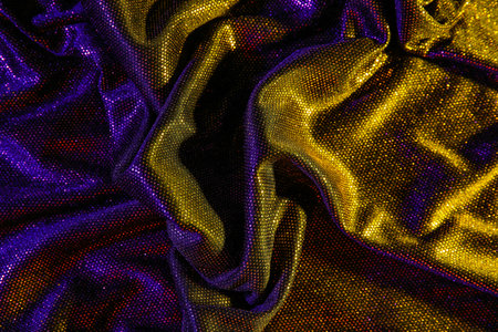 Texture of beautiful sequin fabric as backgroundの写真素材