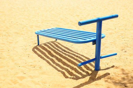 Sport equipment on sea beach