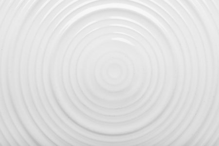 Texture of white plate as background, closeupの写真素材