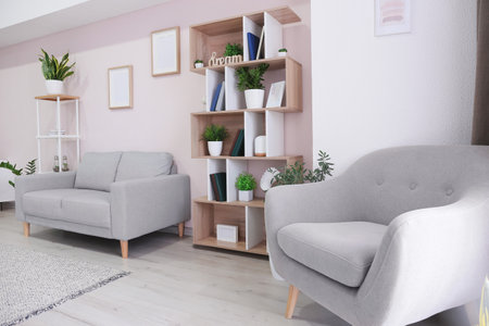 Interior of modern living room