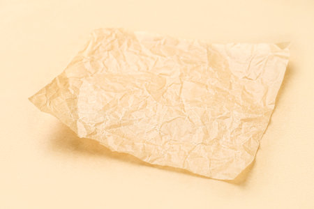 Baking paper as background, closeupの写真素材