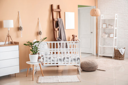 Stylish interior of modern children's roomの写真素材