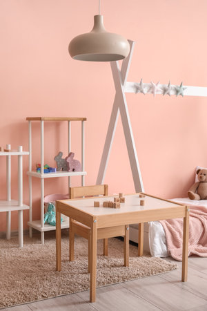 Stylish interior of modern children's roomの写真素材