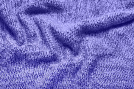Texture of violet fabric as background, closeup