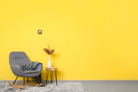 Cozy interior of living roomの写真素材