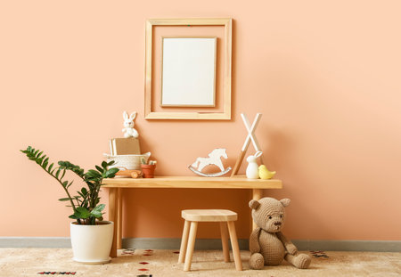 Interior of modern children's roomの写真素材