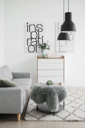 Interior of beautiful stylish roomの写真素材